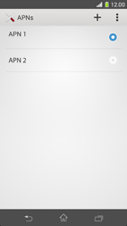 Sony Xperia Z1 Compact - Internet - Manuelle Konfiguration - 2 / 2