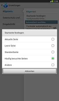 Samsung Galaxy Tab 3 7-0 - Internet - Manuelle Konfiguration - 1 / 1