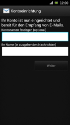 Sony Ericsson Xperia Ray mit OS 4 ICS - E-Mail - Konto einrichten - 0 / 0
