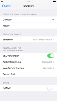 Apple iPhone 8 Plus - E-Mail - Konto einrichten - 0 / 0