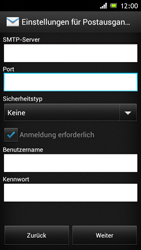 Sony Xperia J - E-Mail - Konto einrichten - 1 / 1