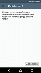 Sony Xperia X Performance - Fehlerbehebung - Handy zurücksetzen - 2 / 2