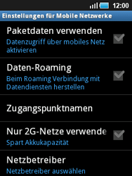Samsung Galaxy Mini - Internet - Manuelle Konfiguration - 7 / 24