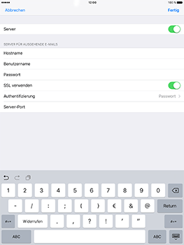 Apple iPad Mini 4 - E-Mail - Konto einrichten - 1 / 1