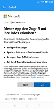 Huawei Honor 9 Lite - E-Mail - Konto einrichten (outlook) - 8 / 11