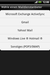 HTC Explorer - E-Mail - Konto einrichten - 1 / 1