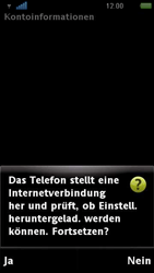 Sony Ericsson U5i Vivaz - E-Mail - Konto einrichten - 1 / 1