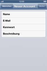 Apple iPhone 4 - E-Mail - Konto einrichten - 0 / 0