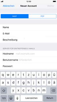 Apple iPhone 7 Plus - E-Mail - Konto einrichten - 12 / 30