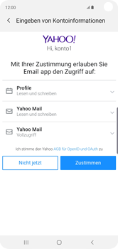 Samsung Galaxy S10 - E-Mail - Konto einrichten (yahoo) - 9 / 12