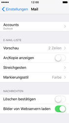 Apple iPhone SE - E-Mail - Konto einrichten (outlook) - 0 / 0