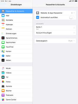 Apple iPad Air 2 - E-Mail - Konto einrichten - 25 / 27