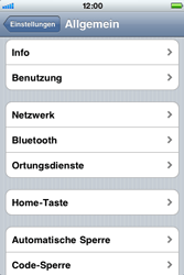 Apple iPhone 3G - Internet - Manuelle Konfiguration - 4 / 9