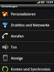 HTC Wildfire - Internet - Manuelle Konfiguration - 2 / 2