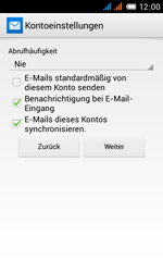 Alcatel Pop C3 - E-Mail - Konto einrichten - 20 / 25