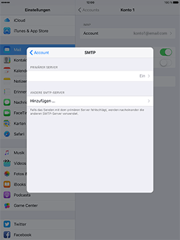 Apple iPad Mini 4 - E-Mail - Konto einrichten - 20 / 32