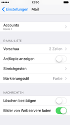 Apple iPhone SE - E-Mail - Konto einrichten - 16 / 32