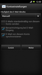 Sony Xperia J - E-Mail - Konto einrichten - 1 / 1