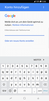 Samsung Galaxy S8 Plus - E-Mail - Konto einrichten (gmail) - 10 / 18