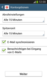 Samsung Galaxy Grand Neo - E-Mail - Konto einrichten - 1 / 1