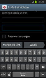 Samsung Galaxy S2 Plus - E-Mail - Konto einrichten - 2 / 2