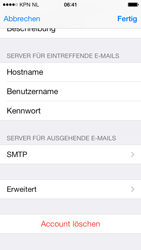 Apple iPhone 5c - E-Mail - Konto einrichten - 0 / 0