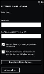 Nokia Lumia 610 - E-Mail - Konto einrichten - 0 / 0