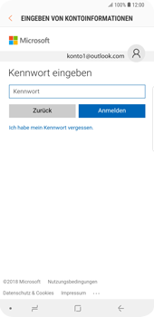 Samsung Galaxy S9 Plus - E-Mail - Konto einrichten (outlook) - 7 / 12