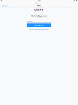 Apple iPad Pro 12.9 inch - E-Mail - Konto einrichten (yahoo) - 0 / 0