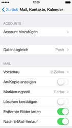 Apple iPhone 5s - E-Mail - Konto einrichten - 0 / 0