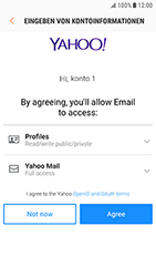 Samsung Galaxy Xcover 4 - E-Mail - Konto einrichten (yahoo) - 2 / 2