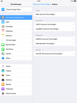 Apple iPad Air - E-Mail - Konto einrichten - 2 / 2