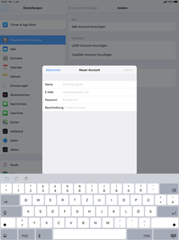 Apple iPad Pro 12.9 inch - E-Mail - Konto einrichten - 7 / 30