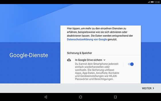 Huawei MediaPad T3 (10.0) LTE - E-Mail - Konto einrichten (gmail) - 1 / 1