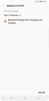 Samsung Galaxy S9 Plus - E-Mail - Konto einrichten - 0 / 0