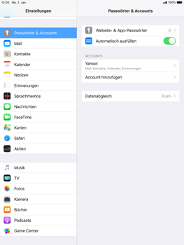 Apple iPad Air - E-Mail - Konto einrichten (yahoo) - 9 / 11