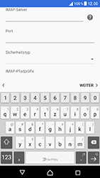 Sony Xperia XZ - E-Mail - Konto einrichten - 12 / 25