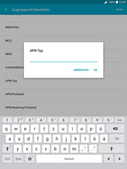 Samsung Galaxy Tab A 9.7 - Internet - Apn-Einstellungen - 13 / 27