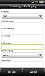 HTC Desire - E-Mail - Konto einrichten - 0 / 0