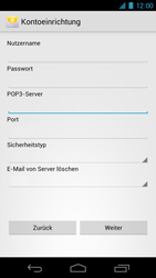 Samsung Galaxy Nexus - E-Mail - Konto einrichten - 1 / 1