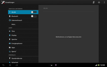 Sony Xperia Tablet Z LTE - Internet - Apn-Einstellungen - 0 / 0