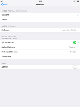 Apple iPad Mini 4 - E-Mail - Konto einrichten - 0 / 0