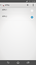 Sony Xperia Z3 - Internet - Manuelle Konfiguration - 2 / 2