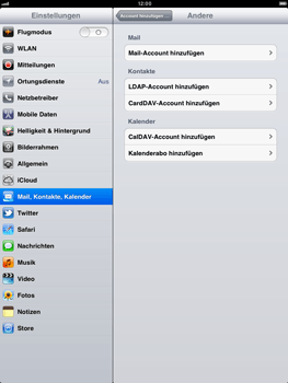Apple iPad 2 - E-Mail - Konto einrichten - 4 / 4