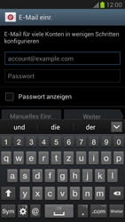Samsung Galaxy Note 2 - E-Mail - Konto einrichten - 0 / 0