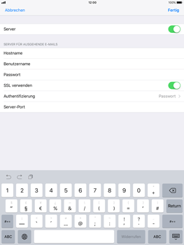 Apple iPad Air - E-Mail - Konto einrichten - 0 / 0