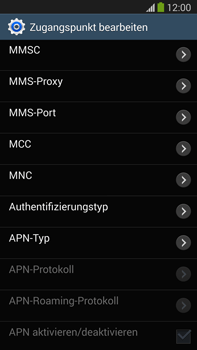 Samsung Galaxy Note 3 LTE - Internet - Apn-Einstellungen - 14 / 28
