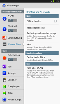 Samsung Galaxy Tab 3 7-0 - Internet - Manuelle Konfiguration - 1 / 1