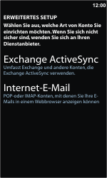 Nokia Lumia 800 - E-Mail - Konto einrichten - 1 / 1