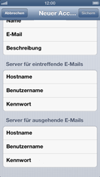 Apple iPhone 5 - E-Mail - Konto einrichten - 1 / 1